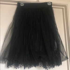 Black tool skirt